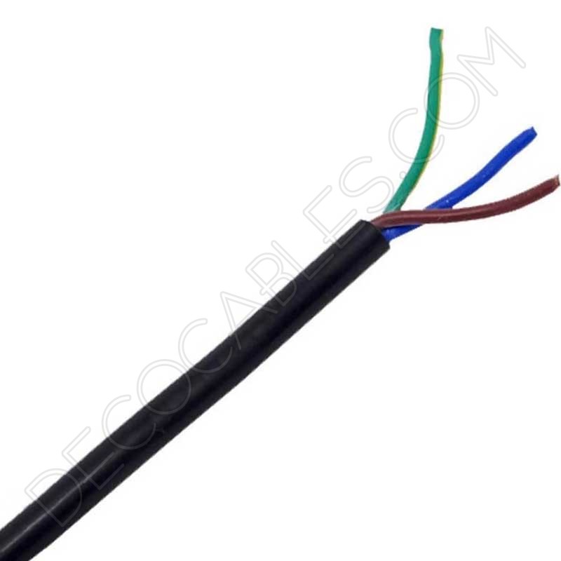 Cable de conexión de tres hilos con interruptor de paso y clavija schuko Cable de conexión de tres hilos con interruptor de paso y clavija schuko