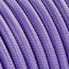 Cable textil eléctrico violeta