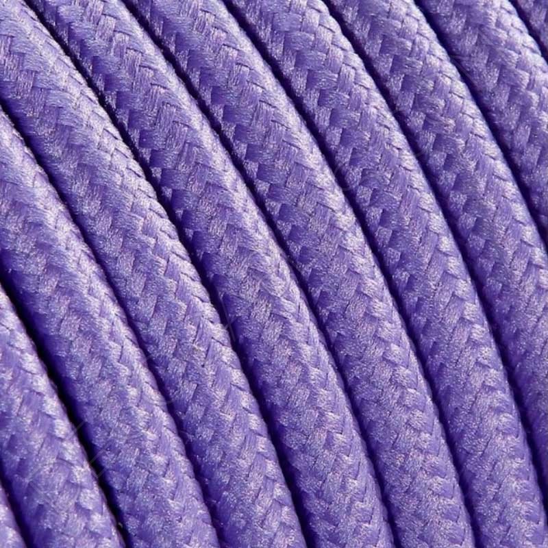 Cable textil eléctrico violeta Cable textil eléctrico violeta