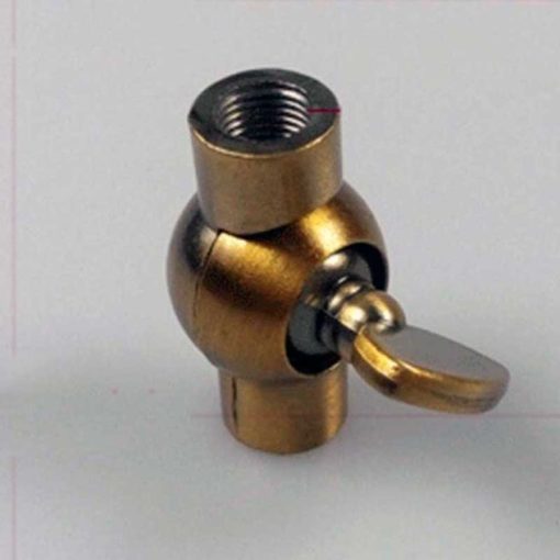 Rótula para lámparas con palomilla 10 Rótula giratoria para lámparas con palomilla