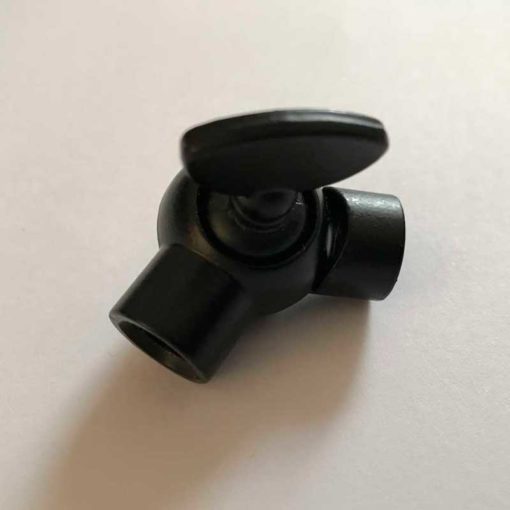 Rótula giratoria para lámparas con palomilla