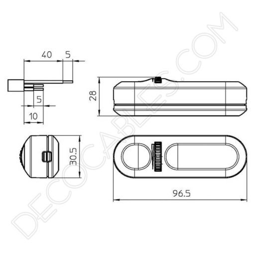 Regulador dimmer led para lámpara de paso