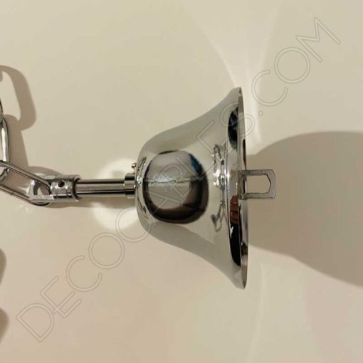 Conjunto colgante metálico cromado para lámpara colgante