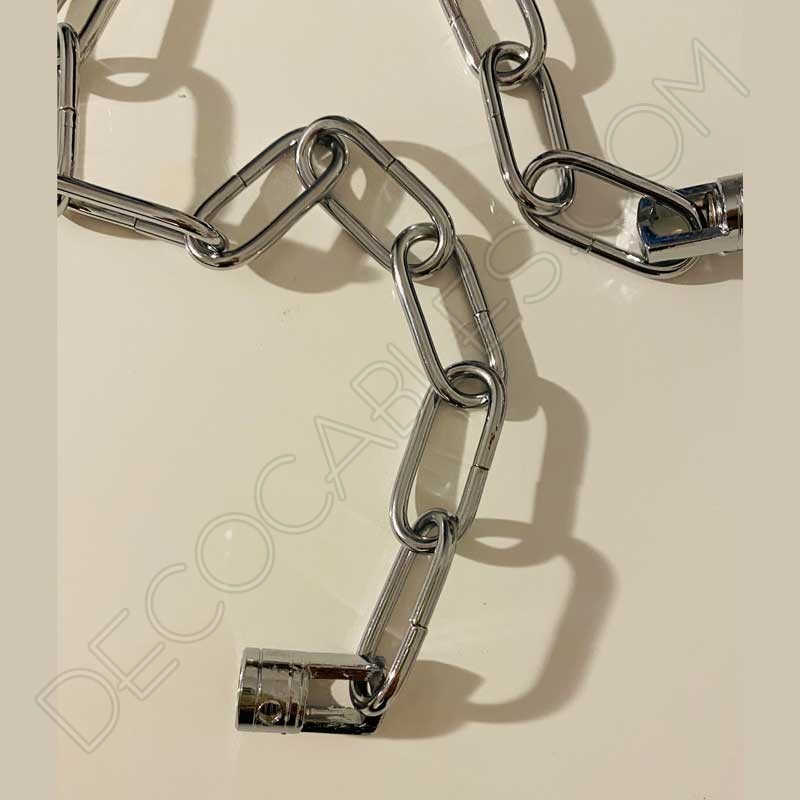 Conjunto colgante metálico cromado para lámpara colgante Conjunto colgante metálico cromado para lámpara colgante