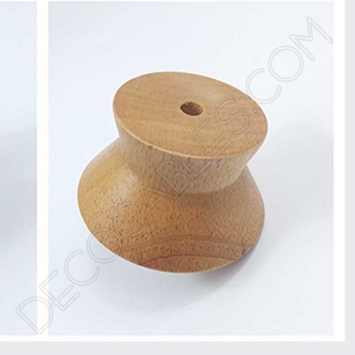 Cubre portalámparas de madera de haya especial para pantallas