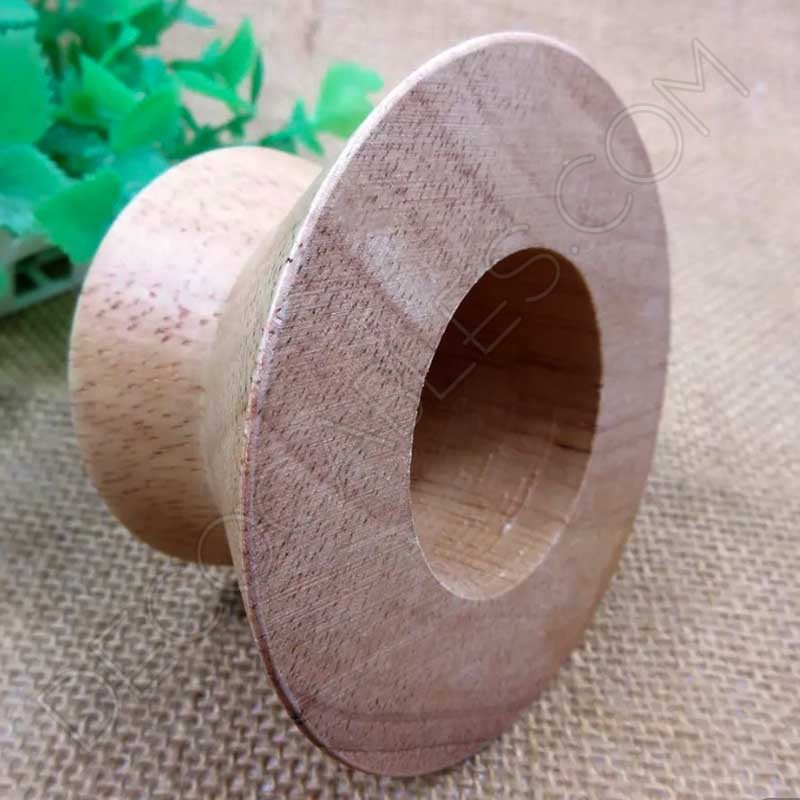 Cubre portalámparas de madera de haya especial para pantallas Cubre portalámparas de madera de haya especial para pantallas