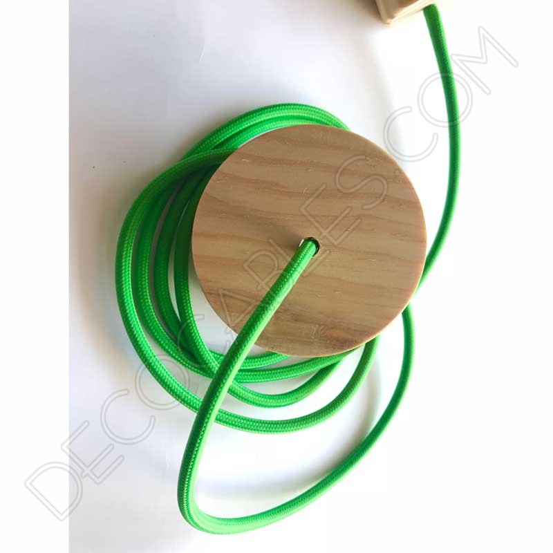 Lámpara colgante de madera modelo cilindro Lámpara colgante de madera modelo cilindro