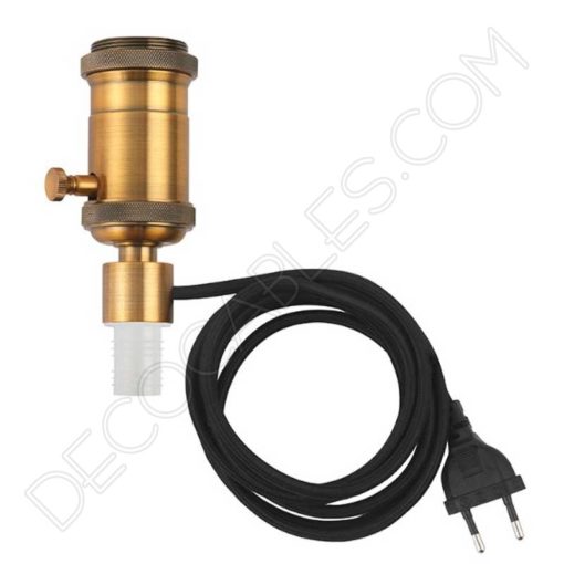 Decocables. Tienda de cables, de bombillas y de lámparas 34 Portalámparas con regulador para botellas